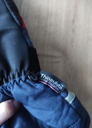 Фирменные мужские лыжные спортивные перчатки thinsulate, германия. размер 10.