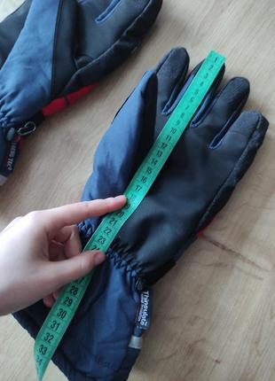 Фирменные мужские лыжные спортивные перчатки thinsulate, германия. размер 10.