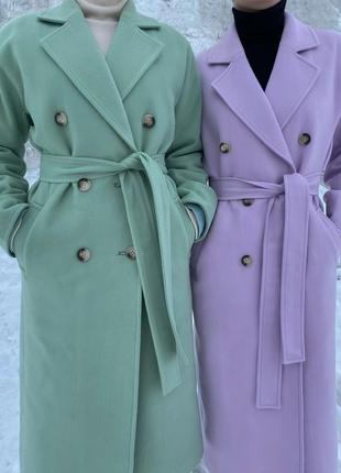 Фісташкове зелене пальто українського виробництва шерстяне кашемір оце в стилі zara mango h&m cos massimo dutti reserved