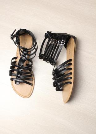 Новые черные сандали размер по стельке 25,5 wild diva босоножки2 фото