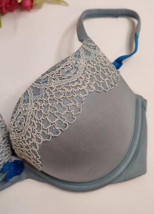 Бюстгальтер базовый бюст ажурный лиф victoria's secret 32d 70d2 фото