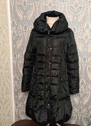Теплая зимняя куртка пуховик бренда hallhuber / пух / перо2 фото