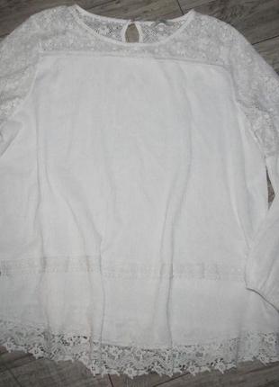 Блуза с вышивкой george р.24 (смотрите замеры)3 фото