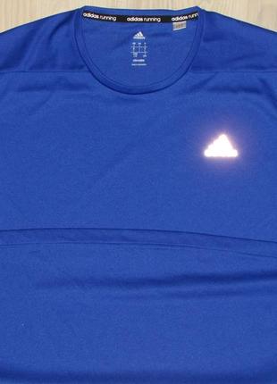 Оригинальная стильная футболка adidas (running), size l (супер цена!)1 фото