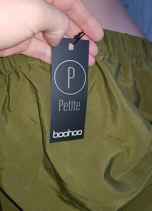 Летняя блузка на плечи с завязками на руках boohoo 12 р4 фото