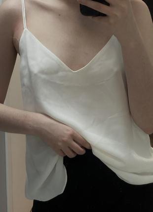 Білий топ із відкритою спиною. Двубортное H&M