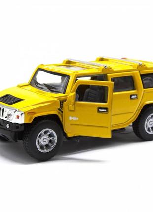 Коллекционная игрушечная машинка hummer h2 suv kt5337w инерционная1 фото