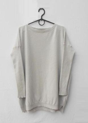 Вовняний кашеміровий светр оверсайз вовна + кашемір