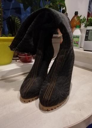 Женские весенние сапоги