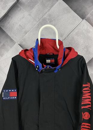 Винтажная куртка ветровка tommy hilfiger2 фото