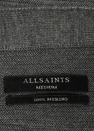 Платье из 100% шерсти мериноса allsaints5 фото