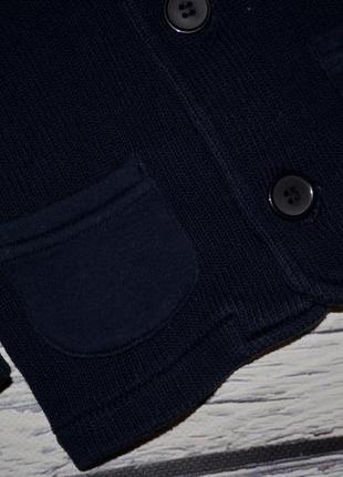 2 - 3 года 98 см обалденный стильный и эффектный свитер джемпер кардиган мальчику8 фото