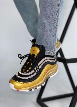 Женские кроссовки nike air max 97 metallic gold / smb9 фото