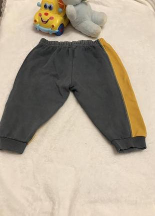 Штани спортивні байкові на 1-2 роки,штани утеплені флісом4 фото