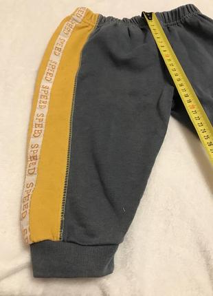 Штани спортивні байкові на 1-2 роки,штани утеплені флісом6 фото