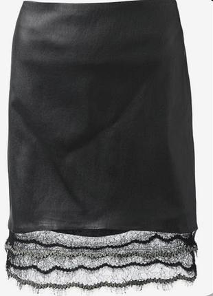 🖤кожаная юбка jay ahr xs s