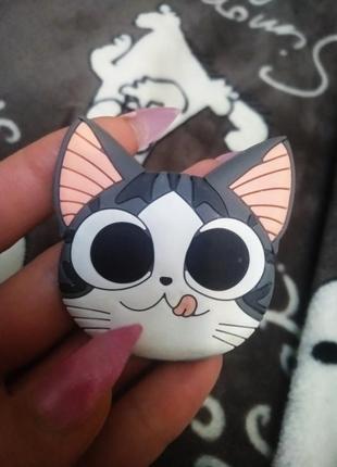 Новый стильный няшный магнит силикон 🐱 кот