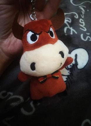 Новый шикарный плюшевый большой брелок игрушка