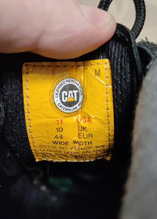 Мужские кожаные ботинки caterpillar size 44