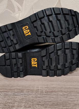 Мужские кожаные ботинки caterpillar size 44