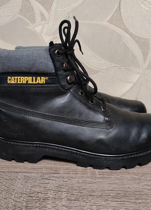 Мужские кожаные ботинки caterpillar size 44