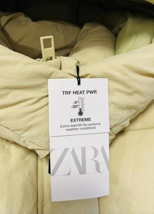Куртка пуховик zara зимняя женская7 фото