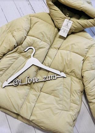 Куртка пуховик zara зимняя женская4 фото