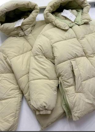 Куртка пуховик zara зимняя женская2 фото