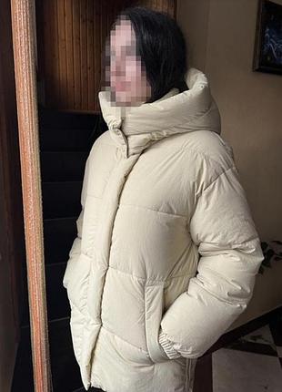 Куртка пуховик zara зимняя женская5 фото