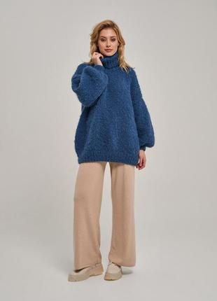 Теплый свитер в стиле oversize 7