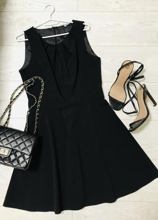 🛍брендовое базовое черное классическое женское платье1 фото
