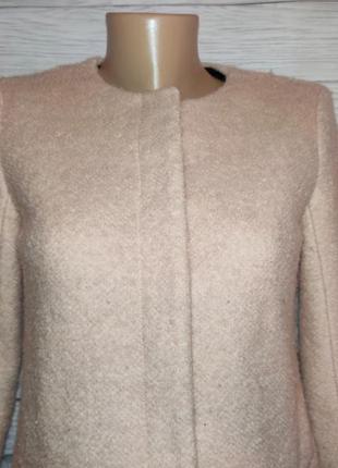 Женское пудровое(розовое) пальто ,весна ,44