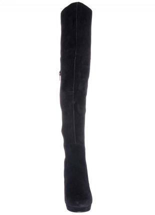 Жіночі ботфорди чоботи braska натуральна замша взуття демі низька ціна!917-5170t6 фото