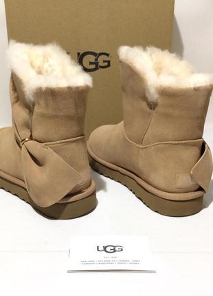 Ботинки зимние ugg classic mini twist ary 1099912 leather оригинал4 фото