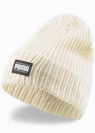 Зимняя шапка puma classic cuff ribbed beanie новая оригинал из сша1 фото