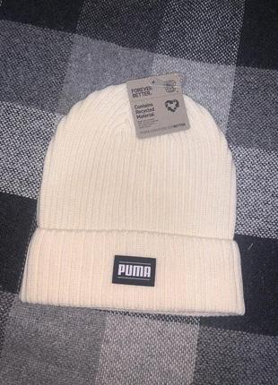 Зимняя шапка puma classic cuff ribbed beanie новая оригинал из сша7 фото