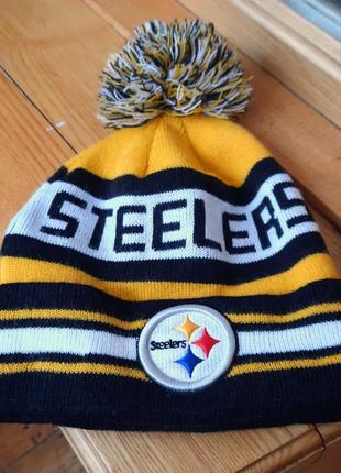 Шапка зимняя pittsburgh steelers (usa) nfl nhl nba mlb new era