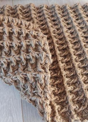 Килим доріжка із джуту. плетений прямокутний килимок. в'язаний килим.