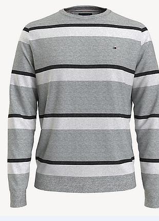 Чоловічий светр tommy hilfiger легкий джемпер томмі хілфігер оригінал розмір м