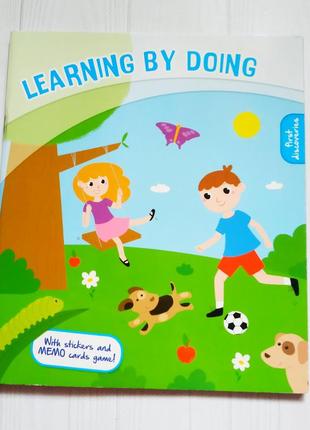 Детская книга на английском learning by doing. first discoveries