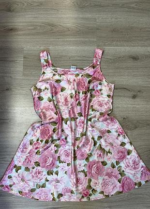 Классная ночная рубашка в цветы