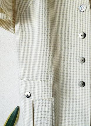 Винтажный люксовый шерстяной 40 % wool  костюм  удлиненный блейзер+миди юбка карандаш.7 фото
