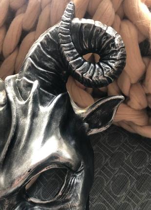 Готическая маска новая, демон с рогами, в стиле стимпанк, для фотосета, карнавала2 фото