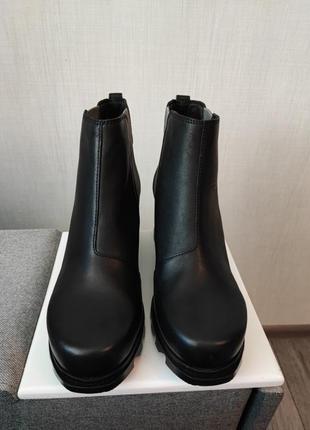 Sorel/демисезонные ботиночки/кожа/черные/новые/40-40.5 размер.3 фото