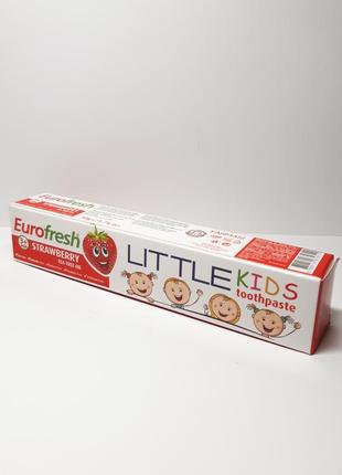 Детская зубная паста клубника фармаси 50 г farmasi eurofresh little kids 1113518