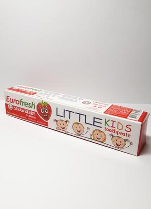 Детская зубная паста клубника фармаси 50 г farmasi eurofresh little kids 11135183 фото