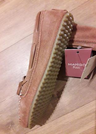 Замшевые мокасины mango 2