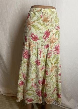 Натуральная красивая фирменная юбка 18-207 фото