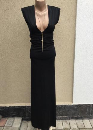 Гарне чорне плаття в підлогу,сексі,вечірній,маленький розмір,брендове by madonna,h&m
