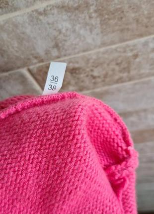 Кашеміровий светр із косами грубого в'язання 100% кашемір  нюанс 🌺3 фото